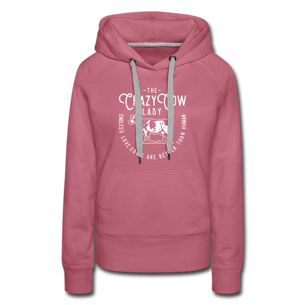 Kuh Pullover Damen rosa Cow Lady Spruch