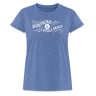 Dorfkind und stolz drauf / Frauen Oversize T-Shirt - Denim meliert