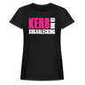 Kerb is noch sugarlecking / Damen Oversize T-Shirt - Schwarz