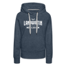 Landwirtin buchstabiert man Heldin / Damen Premium Hoodie - Jeansblau