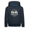 Echte Helden kommen vom Land / Kinder Premium Hoodie - Navy