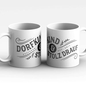 Dorfkind Tasse weiß Dorfkram® 